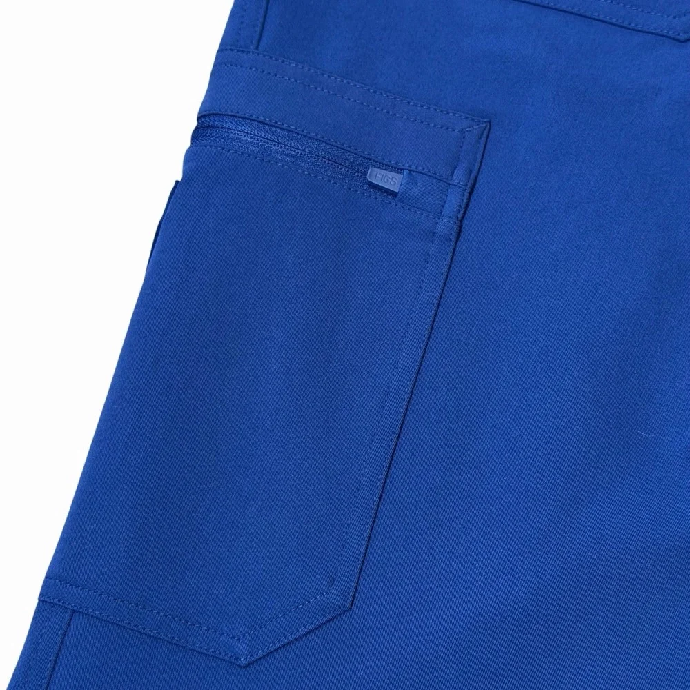 NWT FIGS Technical Collection Cairo Cargo Scrub Pants Navy Blue Sz Large PO#7068
